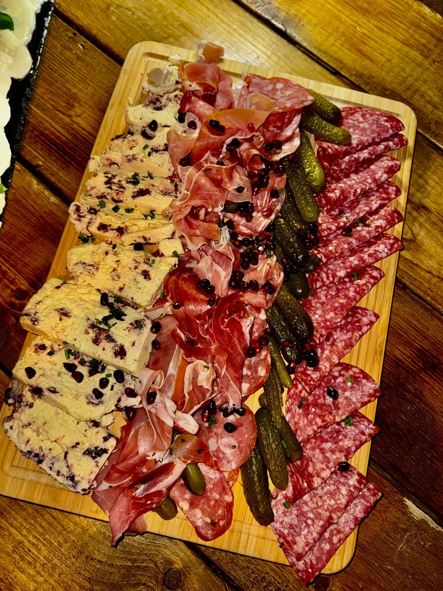 Buffet board at The Mine Neath