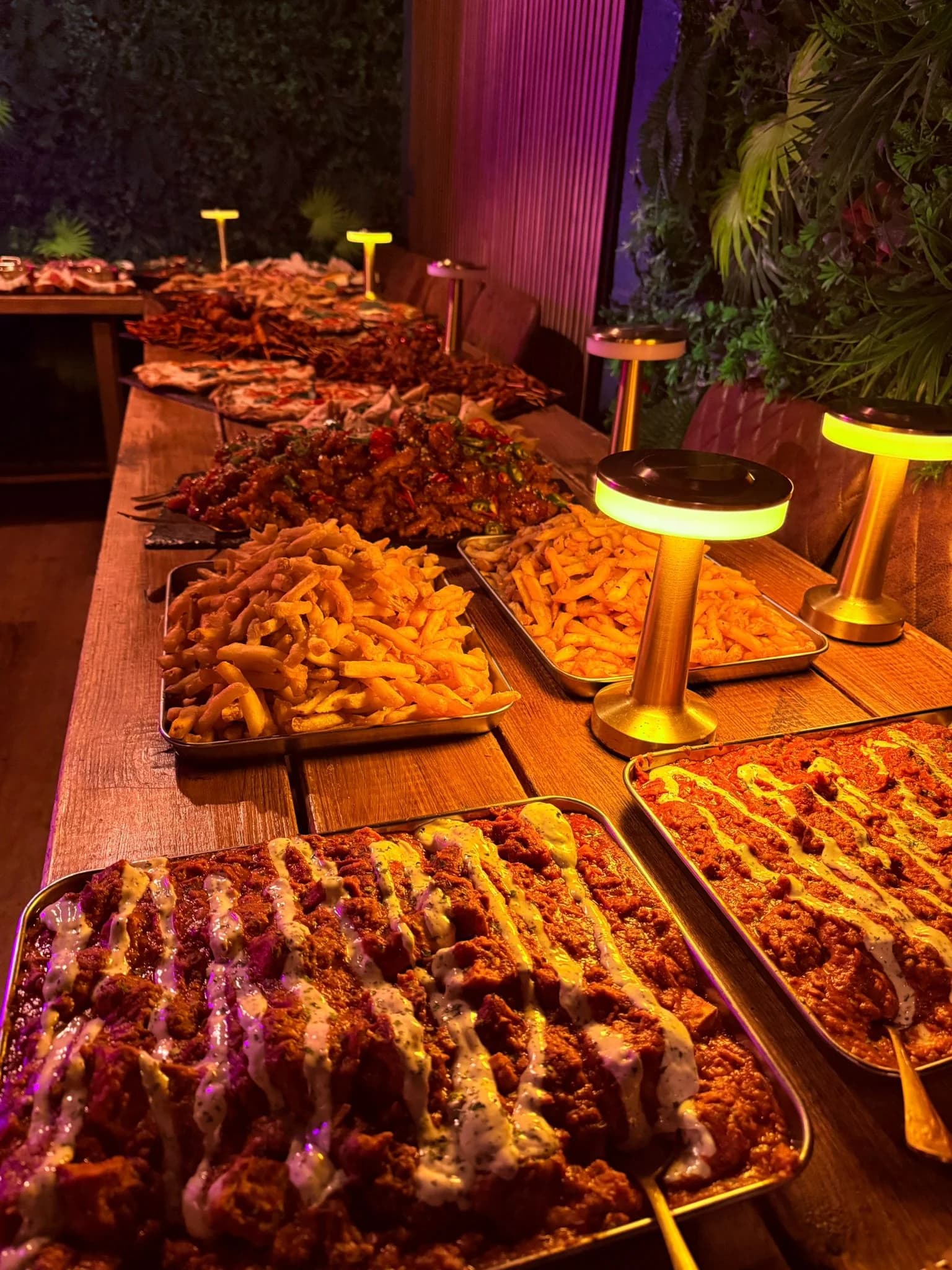 Buffet spread at The Mine Neath