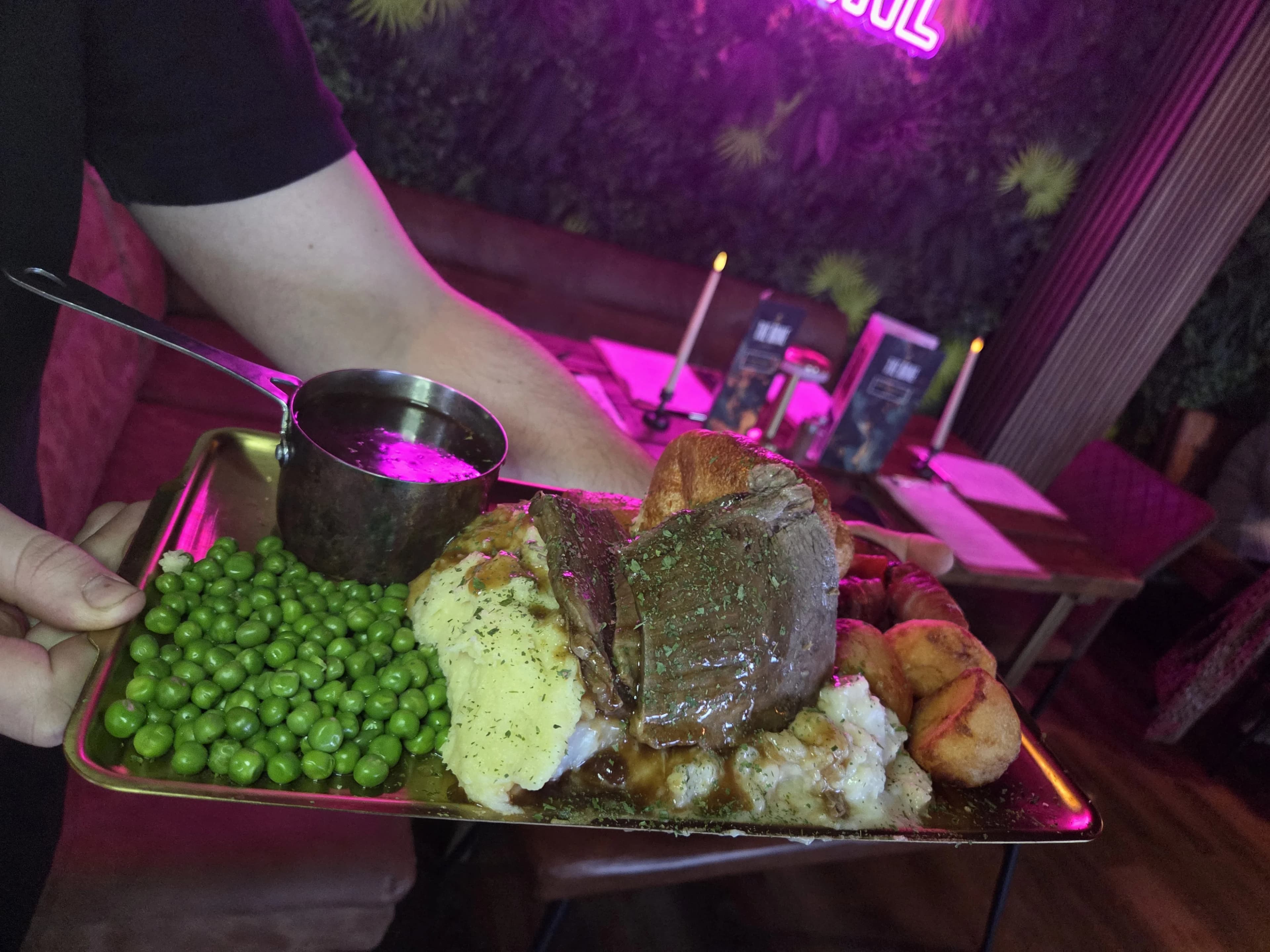 Classic Sunday roast at The Mine Neath
