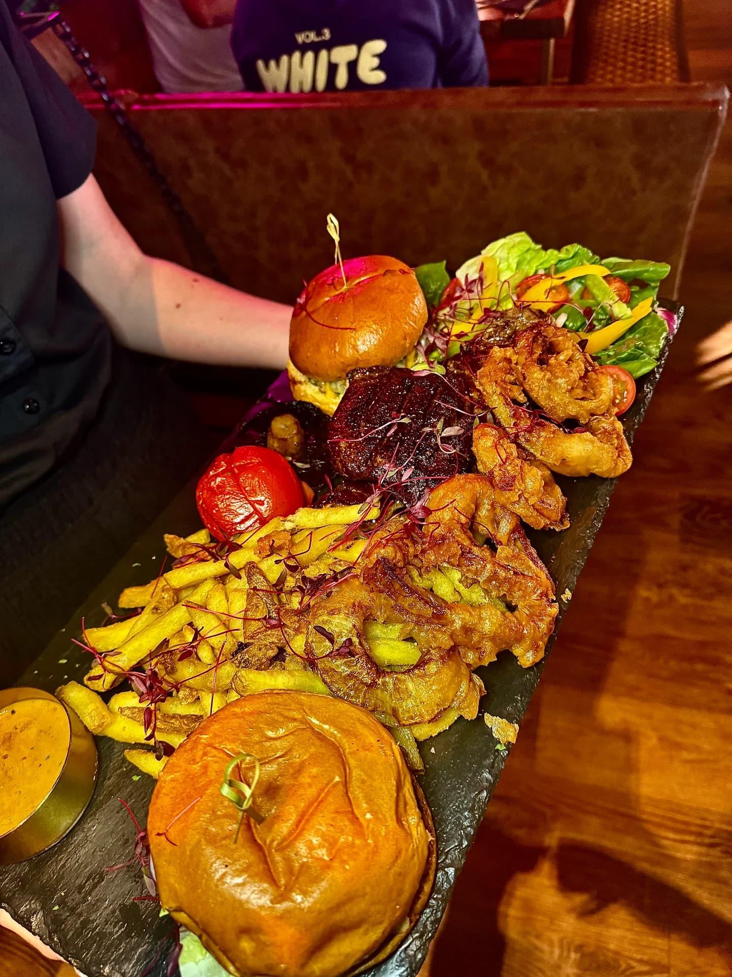 Deluxe sharing platter at The Mine - perfect for events and private dining celebrations in Neath